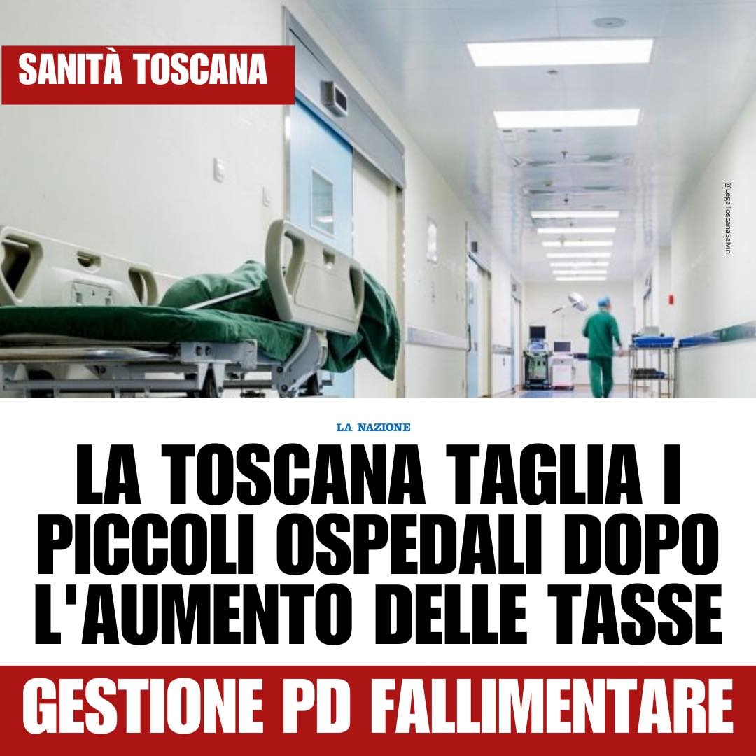 La Toscana taglia i piccoli ospedali